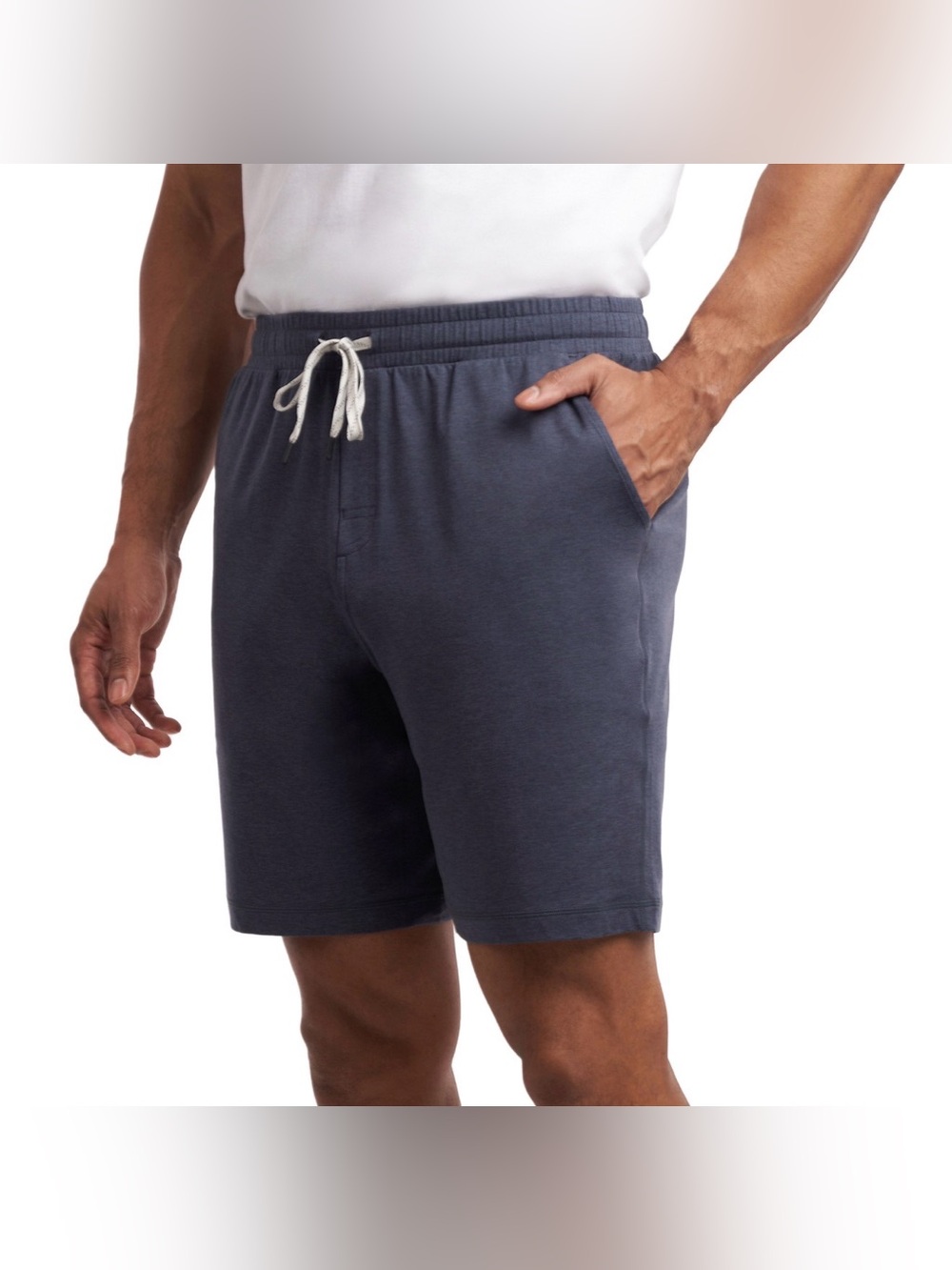 NWT Kirkland Men's Navy Drawstring Lounge Shorts size S